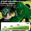 14" Manual Reel Mower w/ 5-Blade 6.6 Gallon Removable Grass