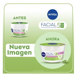 Crema Facial Hidratante NIVEA 5 En 1 Efecto Mate 200ml