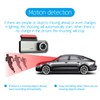 KUNFINE Car DVR Front and Rear Cam Dual Dash Cameras