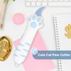 Cat Paw Box Cutter, SKRMISDA Retractable Cat Claw Knife, Portable