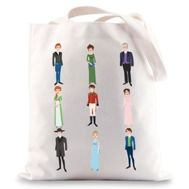 JNIAP Barely Tolerable Tote Bag Literature Gifts Pemberley Gifts Pemberley Tote Bag You Have Bewitched Me Gift, 9 Characters Tb, Large