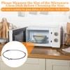 Microwave Turntable Ring 7Inch Microwave Oven Tray Roller Ring Glass