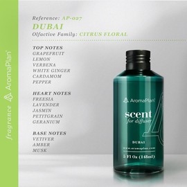 Hotel Scents Dubai 5 Fl Oz, Hotel Collection - Diffuser Oil Blends for Aromatherapy - USA Fragrance, 5 Fl Oz (148ml)