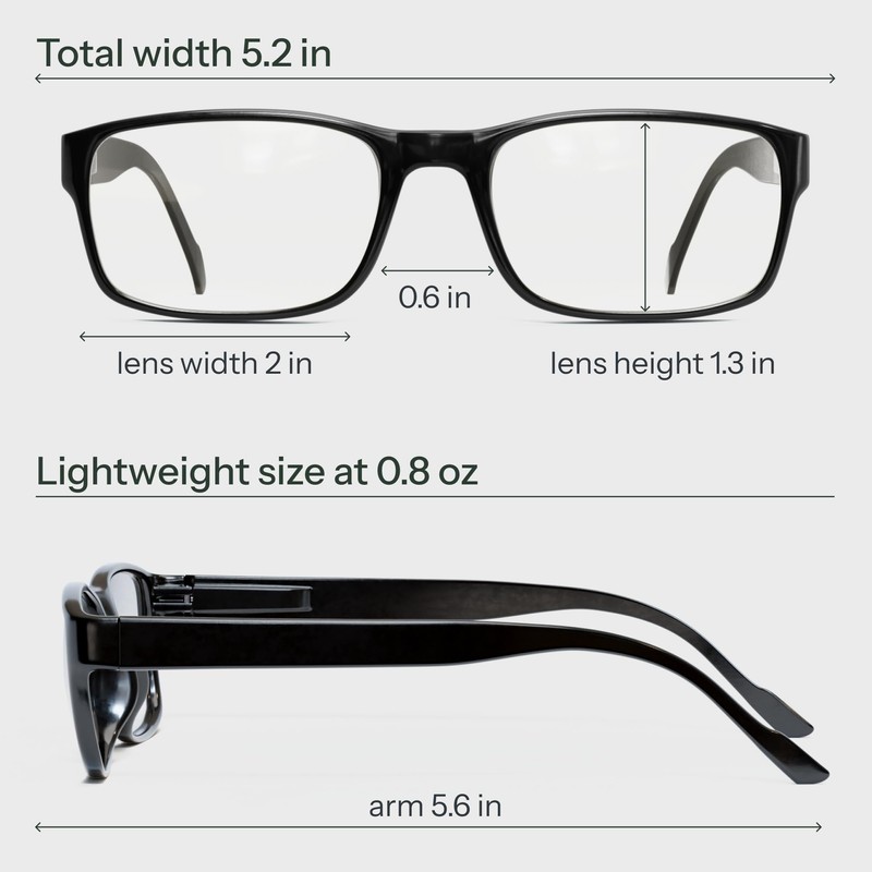 Gaoye 2.5 Professional Reading Glasses for All Day - Computer