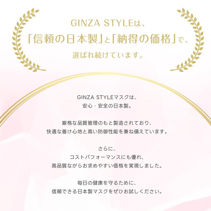 [GINZA STYLE] Mask, Non-woven Fabric, 3D Mask, 30 Masks, Made