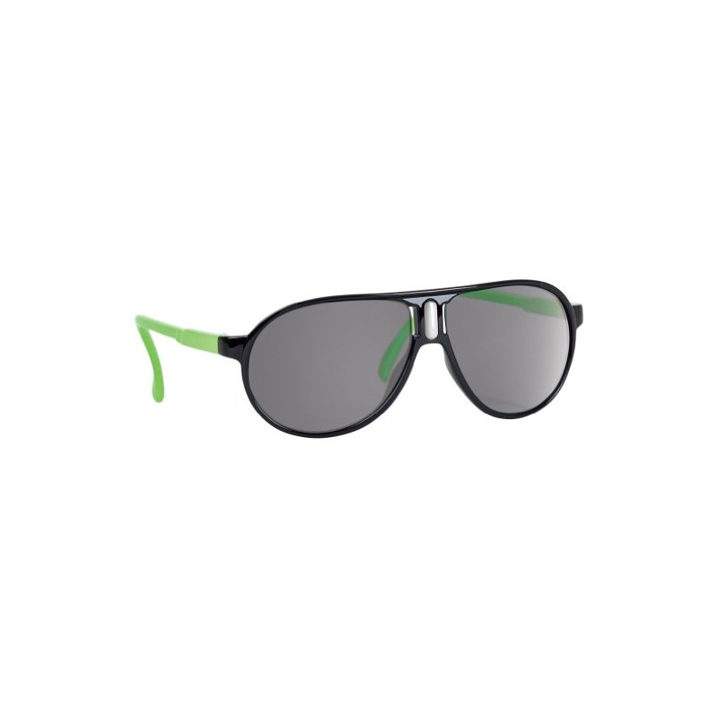 Forecast Optics Leap Sunglass, Black Green, Gray Polycarbonate