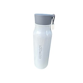 LocknLock Name Tumbler White 12oz, BPA-Free Double Wall Stainless Steel Vacuum Insulated Tumbler with Leak-Proof Lid and Handle, Thermal Travel Water Bottle
