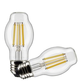 Satco 21856-8BT15/CL/LED/927/120V/2PK (S21856) Tubular Style Antique Filament LED Light Bulb
