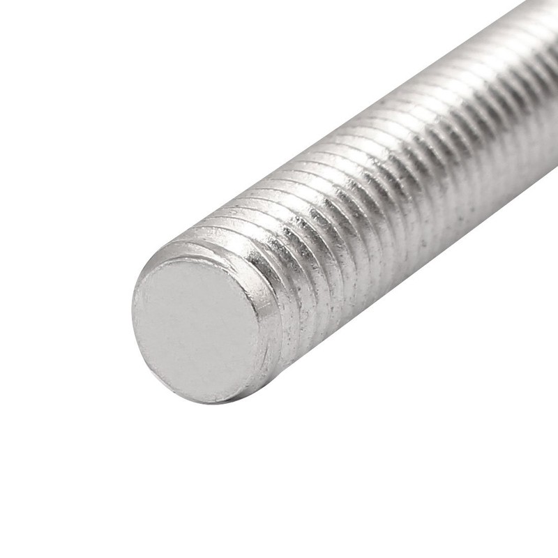 sourcing map 304 Stainless Steel Full Threaded Rod Hardware M8