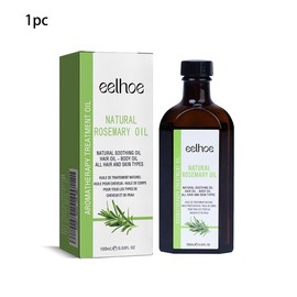 EELHOE Rosemary Hair Care Essential Oil Anti-frizz Durable Soft Fragrance Perm Dye Hair Care Essential Oil Natural Shampoo hair gloss - Specification: 1pc