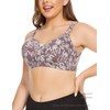 LIQQY Women's Minimizer Plus Size Bra Wirefree Soft Cup Full