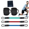 Ankle Resistance Bands with Cuffs - Ankle Band Cuff Set