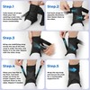 Ankle Brace for Men & Women, Adjustable Lace-Up Ankle Support