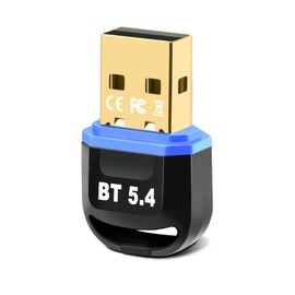 GuDoQi Adaptador Bluetooth 5.4 para PC, Dongle Mini Inalámbrico Receptor, USB Adaptador para PC, Auriculares, Ratón, Teclado, Impresoras, Compatible con Windows 8.1/10/11