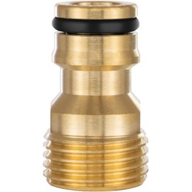 Poppstar Tap Adapter with 1/2 Inch Male Thread and Plug-In Coupling for Garden Hose (Compatible with Gardena Plug System)