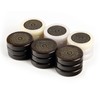 JP GAMES LTD Luxury Manopoulos Mother of Pearl Backgammon Stones
