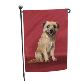 Border Terrier Dog Double-Sided Yard Flag - Premium Quality Colorful Design Home Decorative Garden Flag