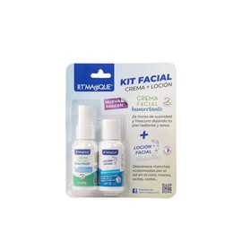 RT MAGIQUE | Kits Cuidado Facial | Cremas hidratantes faciales + Lociones Aclarantes | Skincare Hidratante 24h y Tratamiento quita manchas para piel |