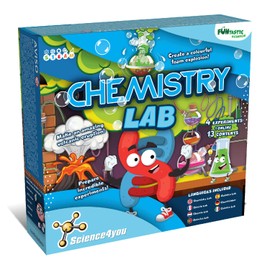 Science4you Chemical Building Kit - Chemistry Laboratory with Experiments for Children from 7 8 9 10+ Years - Safe and Fun Chemical Reactions - Experiment Box for Children Chemistry Beginners