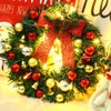 Xmas Wreath with 20 LED Lights and Bells Christmas Garland