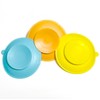 3-Pack Silicone Suction Cups,Tableware Fixed Pad,Portable Bowl Suction Sticker,Double Sided
