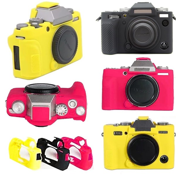 JIELARHUA Case for Fujifilm Fuji X-A3/X-A5/X-A10 Digital Camera, Soft Silicone
