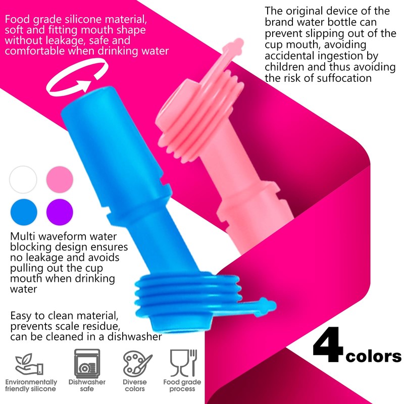 Powerful 8 Pack Bite Valve and Straw Fit All CamelBak