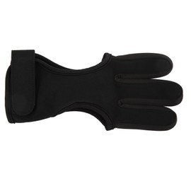 Bow Arrow Finger Guard Competition Archery 3 Fingers Glove Adjustable Traditional Hunting ToolsXL