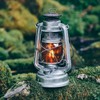 Tokyo Crafts Oil Lantern Globe Hammered Amber Shade for Feuerhand