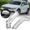 Pair of Wing Mirror Indicator Turn Signal Light Lens LED
