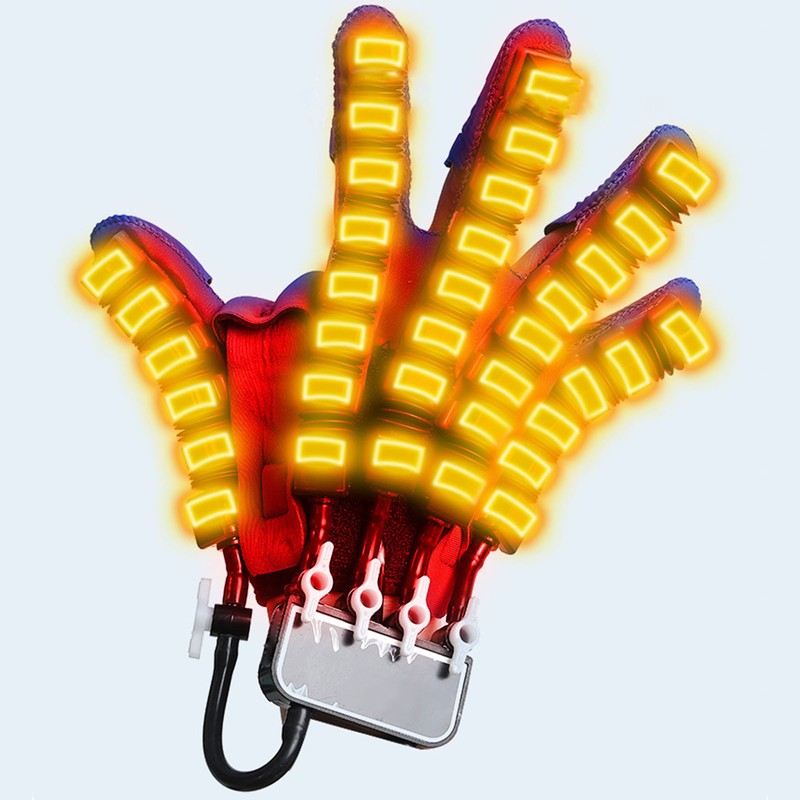 Hand Function Training Glove Rechargeable Hot Compress 3 Modes 9