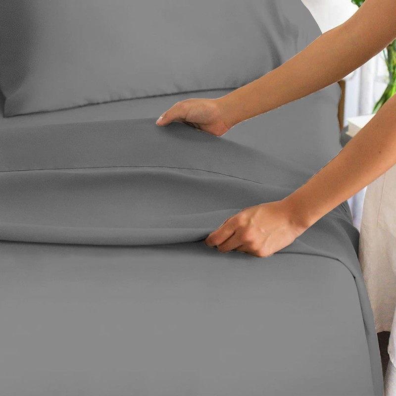 Lazzaro Home bed sheets Fitted sheet Extra Deep Pocket (40
