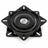 2-Pack 360° Steel Chair Swivel Base Plates, 4-Inch & 6-Inch