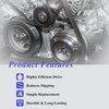 AUCERAMIC Engine Serpentine Drive Belt Fit 2010-2011 for Honda CR-V