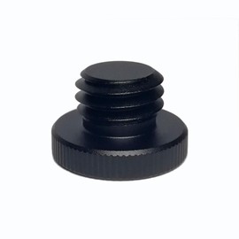 5/8"-11 Male to 1/4"-20 Female Threaded Screw Adapter for Tripod Laser Level Adapter (Black)