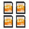 Ediloca SD Card 64GB, 4Pcs, Memory Card, Up to 100MB/s,