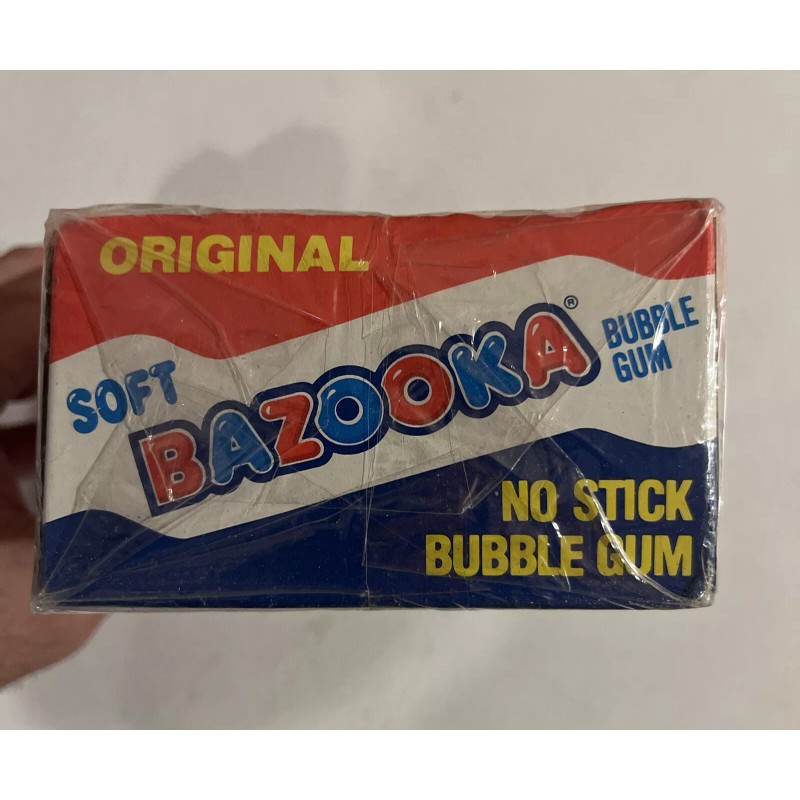 Bazooka Original 1987 Soft Bazooka Bubble Gum Vintage NOS Full