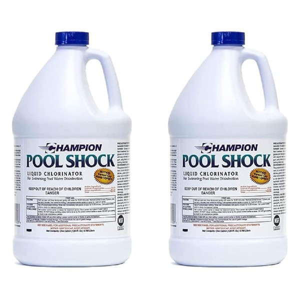 CPDI CPDI Champion 2 Pack Pool Shock 12.5 Liquid Chlorine,