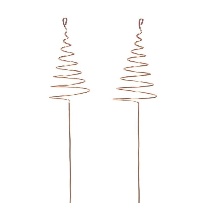 Electroculture Copper Gardening Antenna 2 Pack, Electroculture Copper Wire Coil