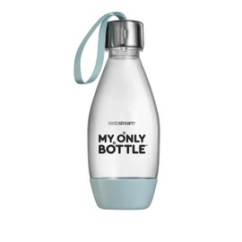 SodaStream My Only Bottle 500 ml Reusable BPA Free Water Bottle for Carbonating, Dishwasher Safe and UV Resistant Multi Use - Icy Blue