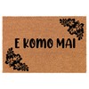 Welcome Doormat Coco Coir Door Mat Gift E Komo Mai