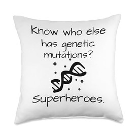 Funny Saying Know Someone Who Has Genetics Mutations Kids Throw Pillow
