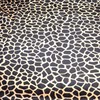 Yutone 59" Wide Giraffe Print Velboa Short Fur Pile Upholstery