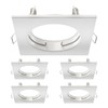 ledscom.de RIR Ceiling Mounting Frame, Square, Matt White, Pack of