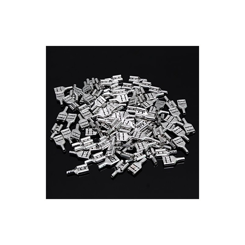 Conext Link QDUF-250R100 Uninsulated Quick Disconnect Terminal Female 100 Pack