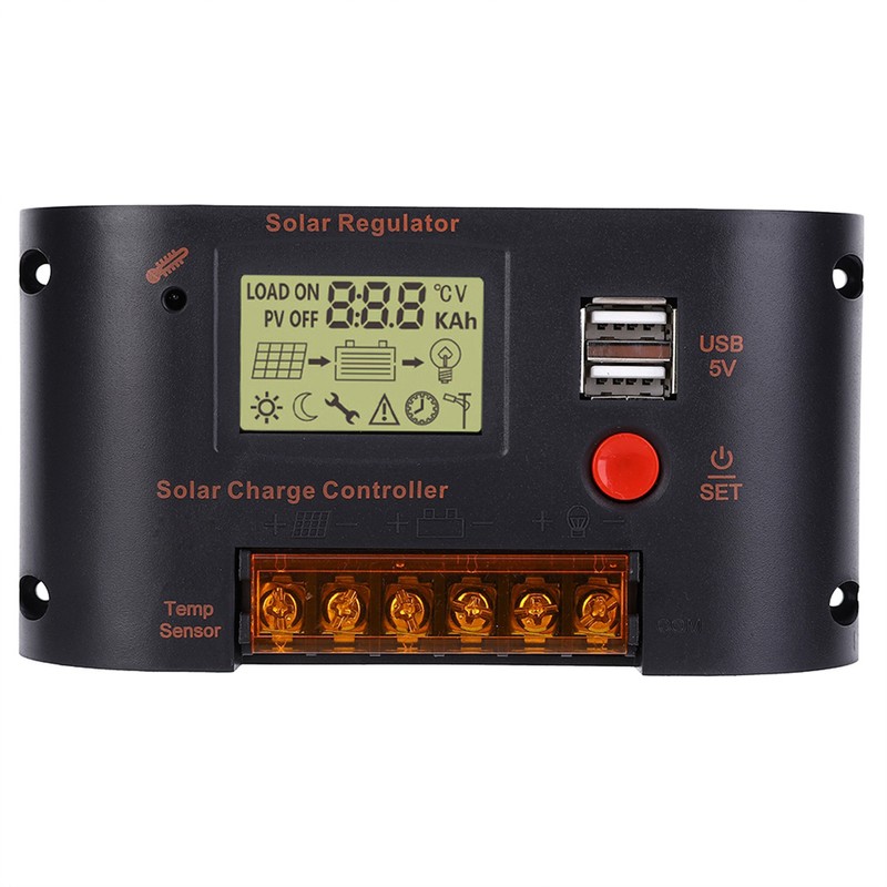 Solar Panel Regulator Photovoltaic Power Generation Controller 10A for Lead