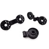 MARRTEUM Shade Cloth Plastic Clips Black Shading Net Fixed Round