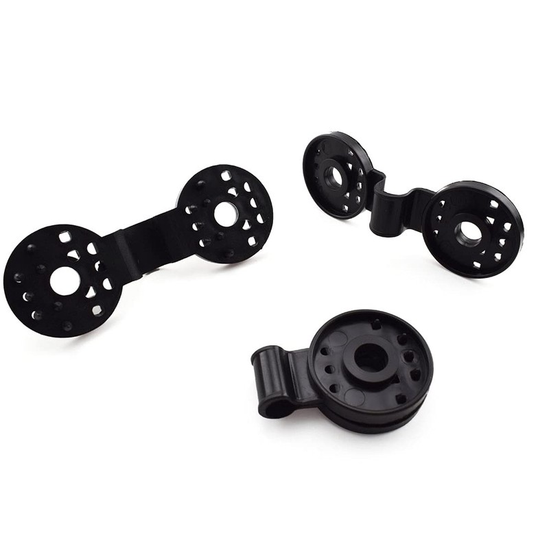 MARRTEUM Shade Cloth Plastic Clips Black Shading Net Fixed Round