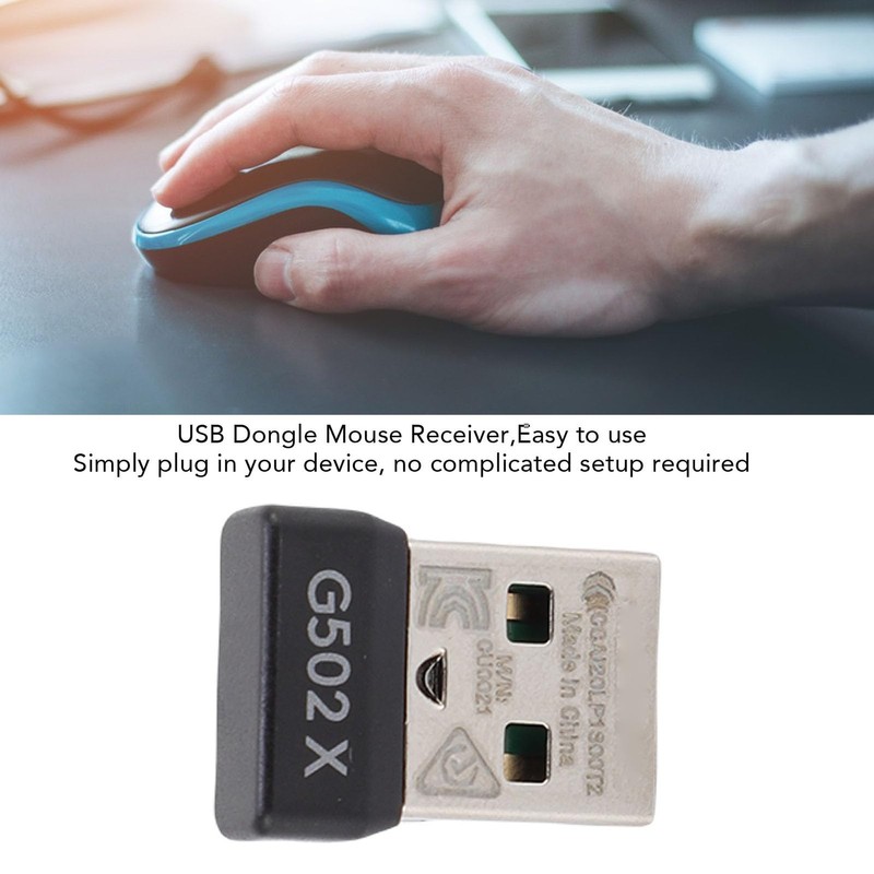 Zopsc USB Dongle Mouse Receiver for G502X G502X Plus Lightspeed,