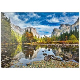 MyPuzzle El Capitan and Merced River in Autumn, California, USA - Premium 1000 Piece Puzzle - MyPuzzle Special Collection by Puzzle Galaxy